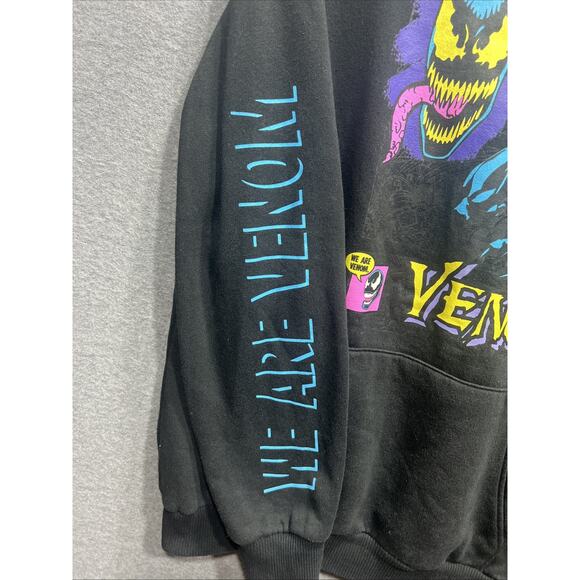 Vintage Marvel Comic Venom from Spider-Man Retro Mens Hoodie Size M - Picture 5 of 12